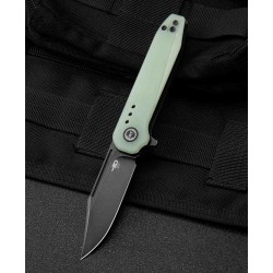 Couteau Bestech Syntax Jade Lame Acier 154CM Manche G10 IKBS Linerlock Clip BTKG41C - Livraison Gratuite