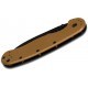 Couteau Esee Avispa Coyote Lame Black Acier D2 Manche FRN Framelock BRK1302CBB - Livraison Gratuite
