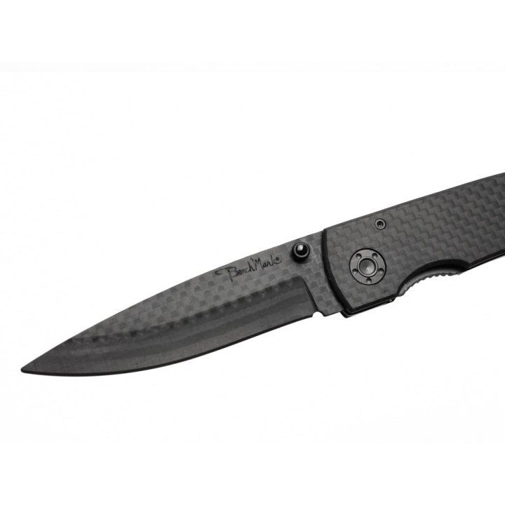 Couteau Benchmark Wildwind Linerlock Lame & Manche en Fibre de Carbone BMK053 - Livraison Gratuite
