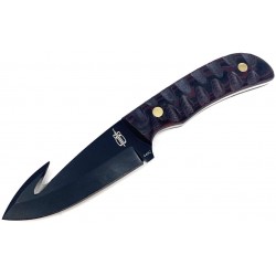 Couteau De Chasse Guthook BucknBear Lame Acier 440C Manche G10 Etui Cuir BNB92345 - Livraison Gratuite