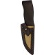 Couteau Brut De Forge BenJahmin Knives Lame Carbone 1075 Manche Bois Etui Cuir BKA032 - Livraison Gratuite