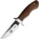 Couteau Brut De Forge BenJahmin Knives Lame Carbone 1075 Manche Bois Etui Cuir BKA032 - Livraison Gratuite