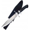Couteau de Chasse Tactical Frost Cutlery Bowie Manche Bois Lame Acier Inox Etui Nylon F18316BPW - Livraison Gratuite