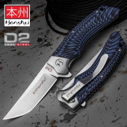 Couteau United Cutlery Honshu Sekyuriti Lame Acier D2 Manche G10 IKBS Linerlock Clip UC3440 - Livraison Gratuite