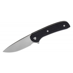 Couteau Ferrum Forge Gent 2.0 Black Lame Acier 9Cr13MoV Manche G10 IKBS Linerlock Clip FF009B - Livraison Gratuite