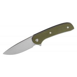 Couteau Ferrum Forge Gent 2.0 Green Lame Acier 9Cr13MoV Manche G10 IKBS Linerlock Clip FF009G - Livraison Gratuite