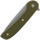 Couteau Ferrum Forge Gent 2.0 Green Lame Acier 9Cr13MoV Manche G10 IKBS Linerlock Clip FF009G - Livraison Gratuite