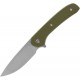 Couteau Ferrum Forge Gent 2.0 Green Lame Acier 9Cr13MoV Manche G10 IKBS Linerlock Clip FF009G - Livraison Gratuite