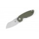 Couteau Kizer October Mini Green Lame Acier 154CM Manche G10 IKBS Linerlock Clip KIV2569C1 - Livraison Gratuite