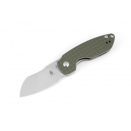Couteau Kizer October Mini Green Lame Acier 154CM Manche G10 IKBS Linerlock Clip KIV2569C1 - Livraison Gratuite