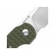 Couteau Kizer October Mini Green Lame Acier 154CM Manche G10 IKBS Linerlock Clip KIV2569C1 - Livraison Gratuite