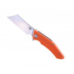 Couteau Bestech Cubis Orange Manche G10 Lame Acier D2 IKBS Linerlock Clip BTKG42D - Livraison Gratuite