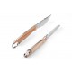 Couteau Real Steel Furrier Skinner Lame Acier N690 Manche Olive Wood Etui Cuir RS3611W - Livraison Gratuite