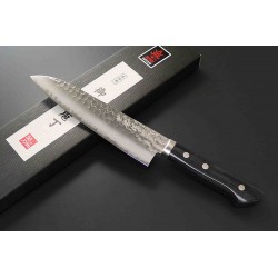 Couteaude Cuisine Kanetsune Kengata Kitchen Lame Acier VG1/SUS-410 Manche Bois Made Japan KC945 - Livraison Gratuite