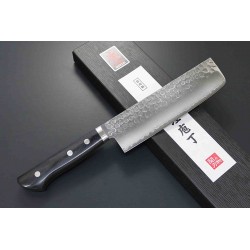 Couteau de Cuisine Kanetsune Usubagata Lame Acier VG1/SUS-410 Manche Bois Made Japan KC946 - Livraison Gratuite