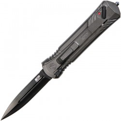 Couteau Automatique OTF Smith&Wesson M&P Lame Acier AUS-8 Manche Aluminium Black SW1084314 - Livraison Gratuite