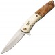 Couteau Browning Nine Mile A/O Lame Acier D2 Manche Burl Wood Framelock Clip BR0470 - Livraison Gratuite