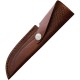 Couteau Skinner Marbles Lame Damas 256 Couches Manche Bois de Chevreuil/Bois/Corne Etui Cuir MR611 - Livraison Gratuite