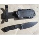 Couteau KA-BAR Becker Black Harpoon Lame Acier Carbone 1095 Manche Zytel Etui Polymère USA BKR18BK - Livraison Gratuite