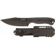 Couteau KA-BAR Becker Black Harpoon Lame Acier Carbone 1095 Manche Zytel Etui Polymère USA BKR18BK - Livraison Gratuite
