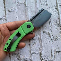 Couteau Kansept Korvid M Green Manche G10 Lame Acier 154CM Linerlock Clip KT2030A8 - Livraison Gratuite