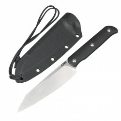 Couteau CJRB Silax Black Lame Acier AR-RPM9 Satin Manche G10 Etui Kydex J1921BBK - Livraison Gratuite