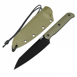 Couteau CJRB Silax Green Lame Acier AR-RPM9 Black Manche G10 Etui Kydex J1921BBGN - Livraison Gratuite