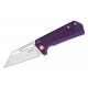 Couteau CJRB Ruffian Purple Lame Acier AR-RPM9 Satin Manche G10 IKBS Linerlock Clip J1924VT - Livraison Gratuite