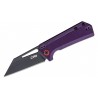 Couteau CJRB Ruffian Purple Lame Acier AR-RPM9 Black Manche G10 IKBS Linerlock Clip J1924BVT - Livraison Gratuite