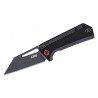 Couteau CJRB Ruffian Black Lame Acier AR-RPM9 Black Manche G10 IKBS Linerlock Clip J1924BBK - Livraison Gratuite