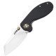 Couteau CJRB More Maileah Black Lame Acier AR-RPM9 Reverse Tanto Manche G10 IKBS Linerlock Clip J1918LBK - Livraison Gratuite