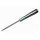 Couteau Skinner Damas 256 Couches Dusk At Dawn Hunter Manche Bois&Turquoise Etui Cuir DM1297 - Livraison Gratuite