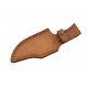 Couteau Bowie Damas 256 Couches Texas Rattler Manche Façon Snake Etui Cuir DM1321 - Livraison Gratuite