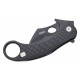 Couteau Karambit LionSteel L.E.One Black Lame Acier CPM-MagnaCut Black Manche Alu Clip Italy LSTLE1ABB - Livraison Gratuite