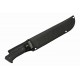 Couteau de Chasseur De Serpents Bowie Tactical Lame Acier 420 Manche Abs Etui Nylon CN211559YB - Livraison Gratuite