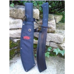 Bowie Machette Mountain Machete Black Rite Edge Lame Acier Inox Etui Nylon CN211553BK - Livraison Gratuite