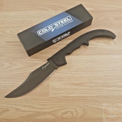 Couteau Cold Steel Espada XL Lame Acier AUS-10 Black Manche Black G-10 Lockback CS62MGCBKBK - Livraison Gratuite