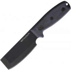 Couteau Ontario RAT-3 Utility Lame Acier Carbone Manche Micarta Etui Nylon Made USA ON8662 - Livraison Gratuite