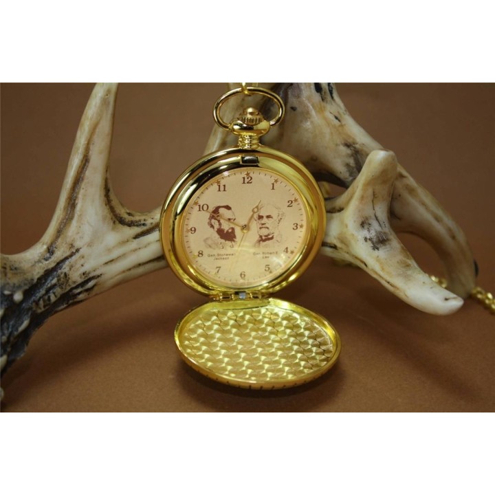 Réplique Montre Gousset Infinity Confederate Generals Pocket Watch Generals Lee and Jackson IW38 - Livraison Gratuite