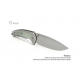 Couteau CIVIVI Teraxe Jade Lame Acier Nitro-V Bead Blasted Manche G10 IKBS Framelock Clip CIVC200362 - Livraison Gratuite