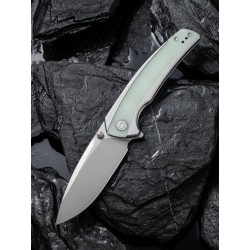 Couteau CIVIVI Teraxe Jade Lame Acier Nitro-V Bead Blasted Manche G10 IKBS Framelock Clip CIVC200362 - Livraison Gratuite