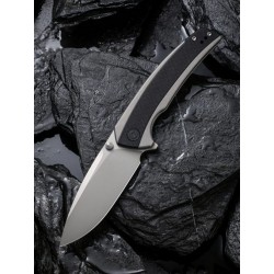 Couteau CIVIVI Teraxe Black Lame Acier Nitro-V Bead Blast Manche G10 IKBS Framelock Clip CIVC200363 - Livraison Gratuite