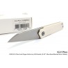 Couteau CIVIVI Ki-V Plus Ivory Manche G10 Lame Acier Nitro-V IKBS Linerlock Clip CIVC20005B2 - Livraison Gratuite