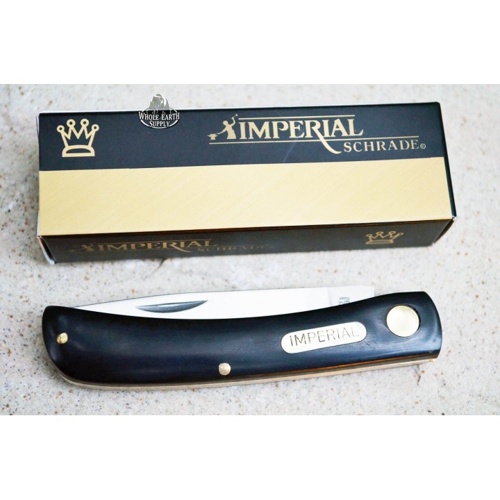 Couteau Imperial Schrade Sodbuster Acier Carbone Manche Abs IMP22 - Livraison Gratuite