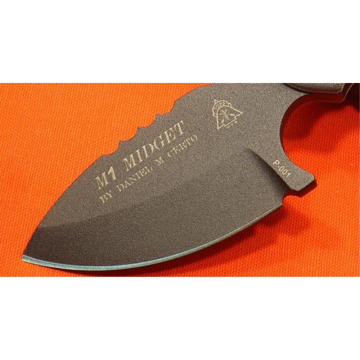Couteau De Survie Tops SurvTac 5 Acier Carbone 1095 Manche Micarta Tops Knives Made In USA TPM1MGT01 - Livraison Gratuite