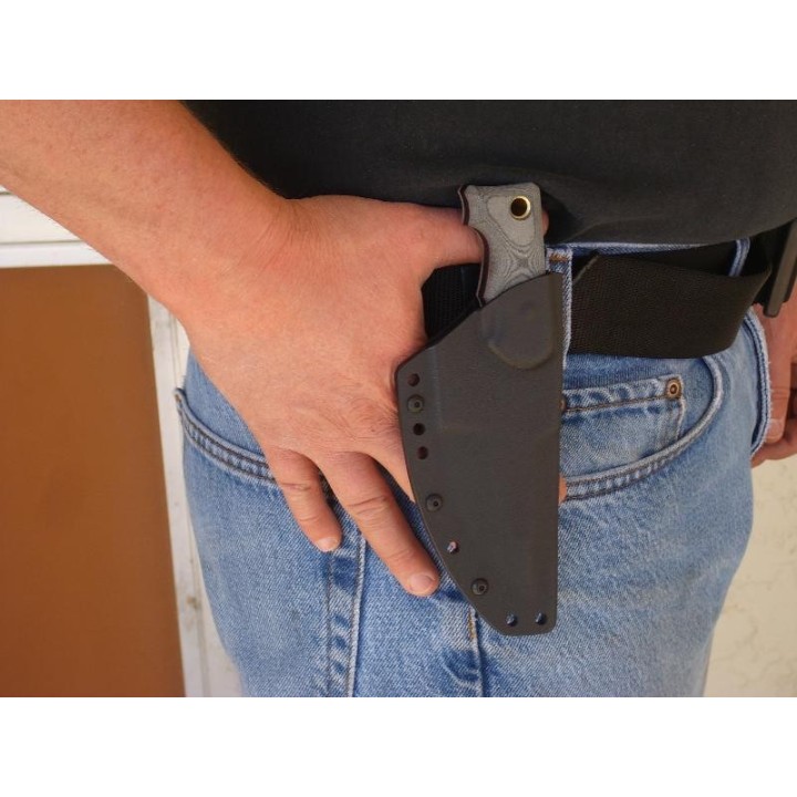Couteau De Survie Tops SurvTac 5 Acier Carbone 1095 Manche Micarta Tops Knives Made In USA TPM1MGT01 - Livraison Gratuite