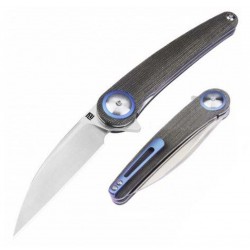 Couteau ArtisanCutlery Cazador OD Green Lame Acier AR-RPM9 Satin Manche Micarta IKBS Clip ATZ1848PODG - Livraison Gratuite