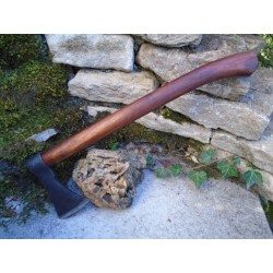 Hache Tomahawk Indien Shoshone Lame Acier Carbone Manche Bois PA242601 - Livraison Gratuite