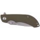 Couteau SKIF Spyke Olive Manche G10 Lame Acier 8Cr14MoV Linerlock Clip SKFIS011OG - Livraison Gratuite