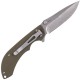 Couteau SKIF Spyke Olive Manche G10 Lame Acier 8Cr14MoV Linerlock Clip SKFIS011OG - Livraison Gratuite